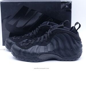 NEW Size 8.5 Men's Nike Air Foamposite One Sneakers Black/Anthracite 314996-001